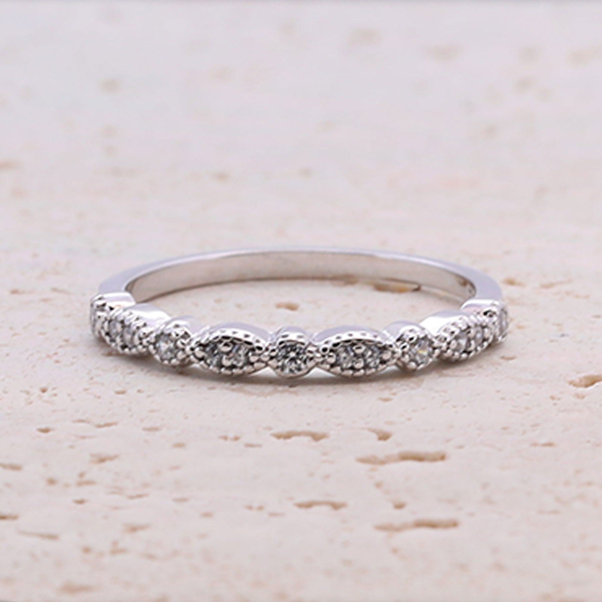 1.5ct Pear Cut Sterling Silver Wedding Set(Multi Color Available)