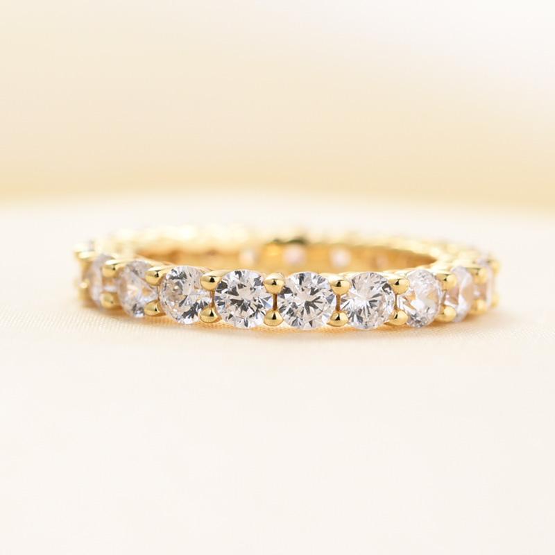 Luxury 4pcs Stackable Wedding Band Set In Sterling Silver