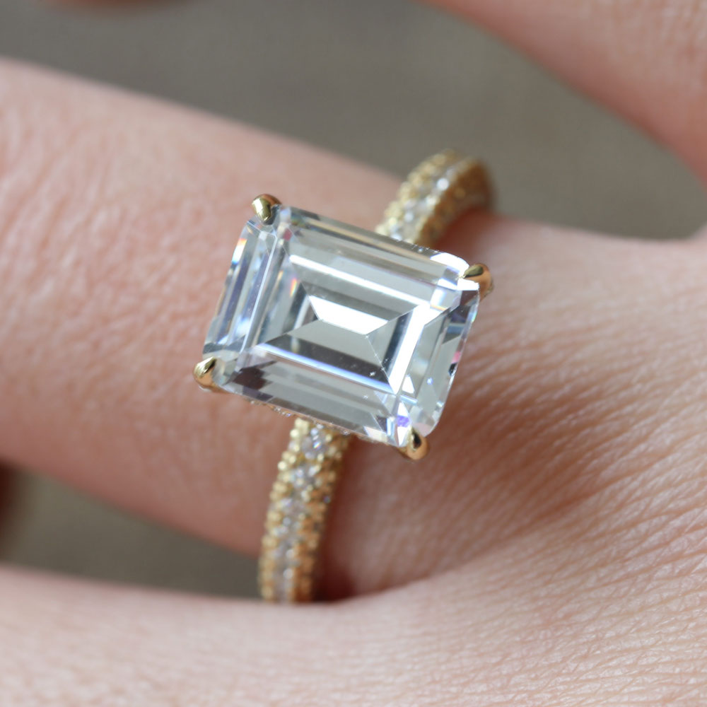 Emerald Cut Bridal Set