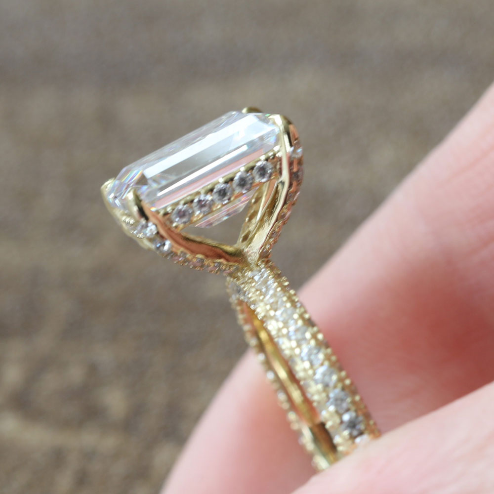 Emerald Cut Bridal Set
