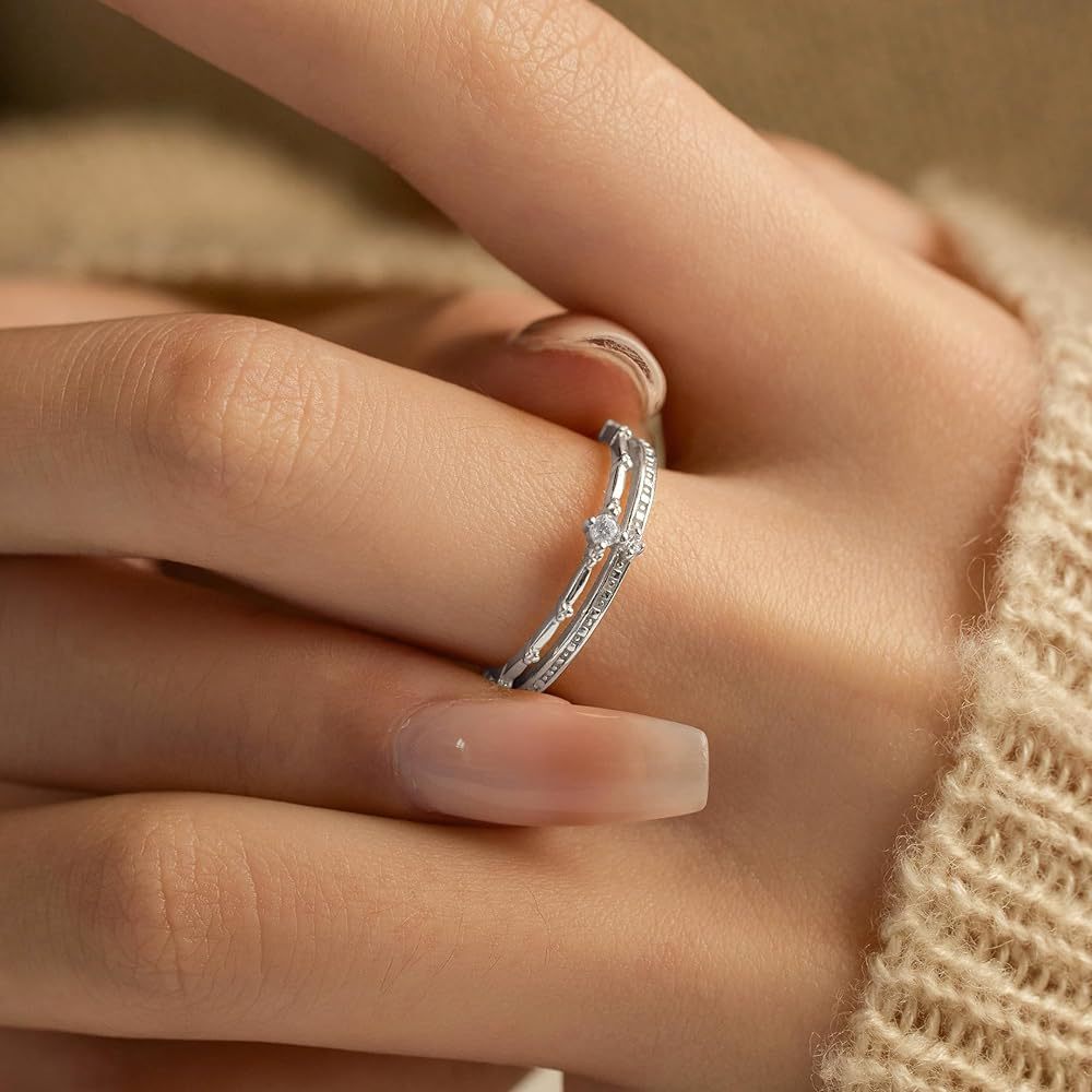 Double-layer Design 14K Gold Plated Band