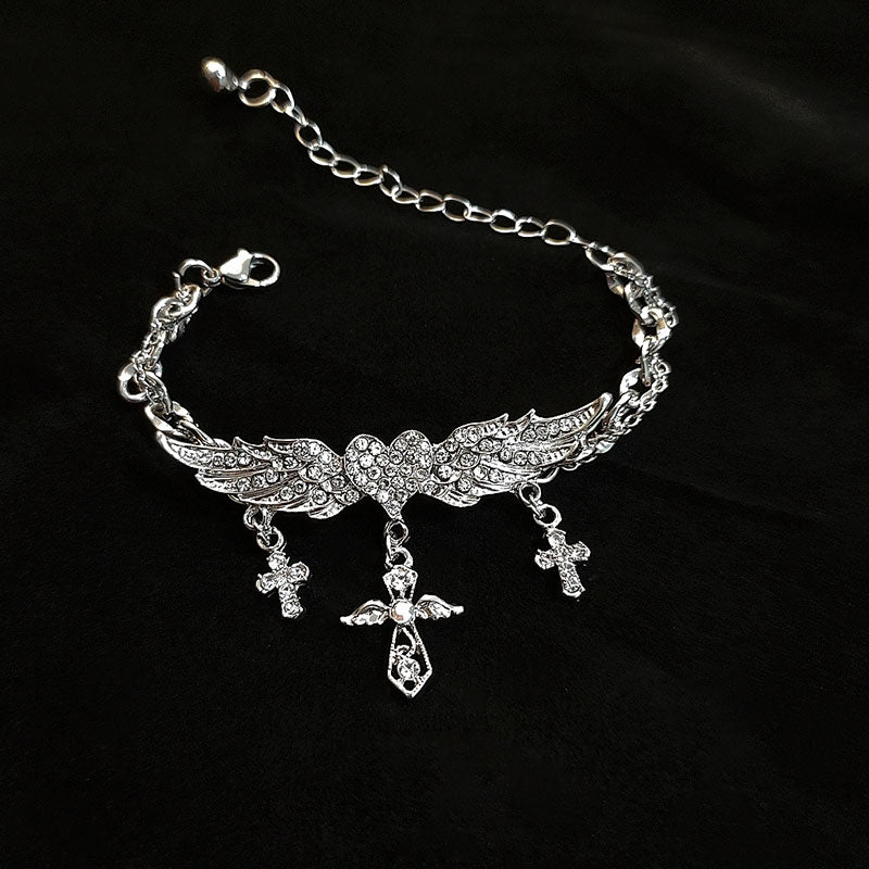 Ins " Wings of Angel " Dangle Bracelet
