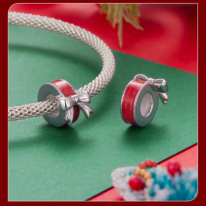 Christmas Themed 925 Sterling Silver Charms for Bracelets & Necklace