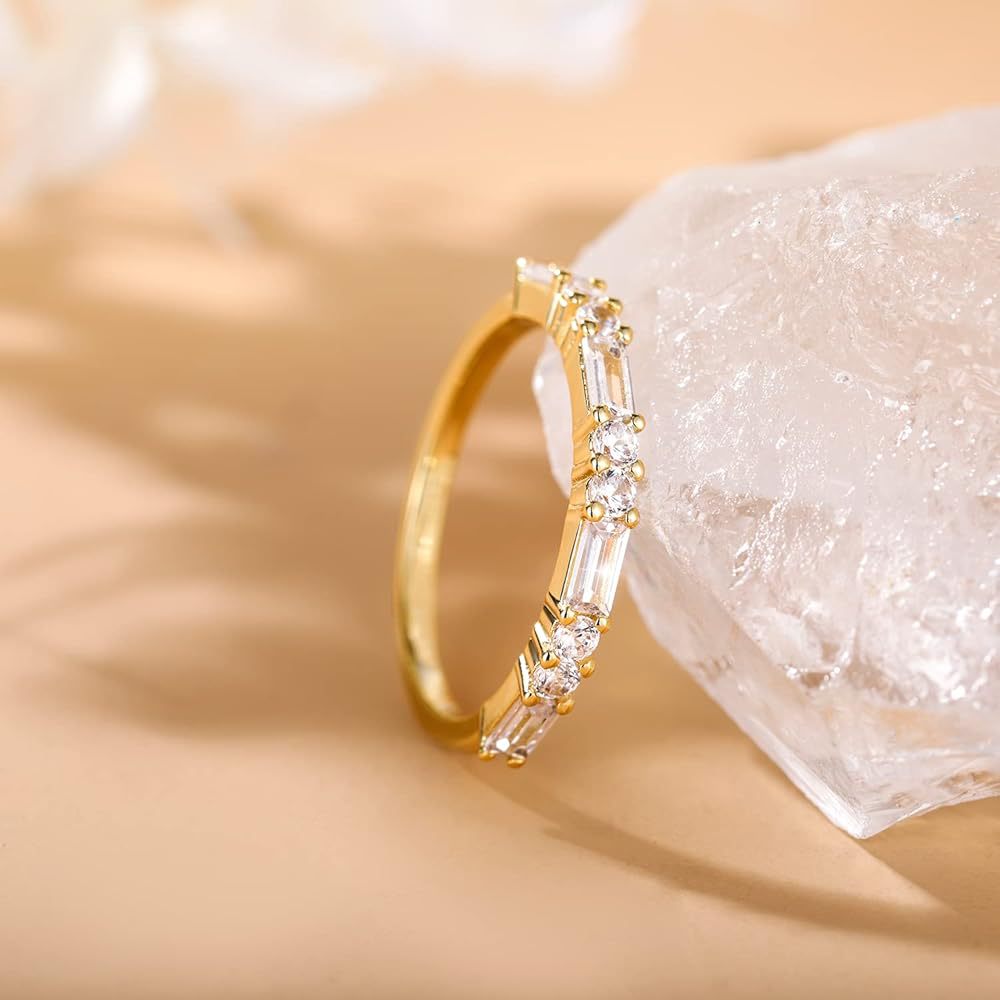 Unique Stackable Wedding Band in Sterling Silver