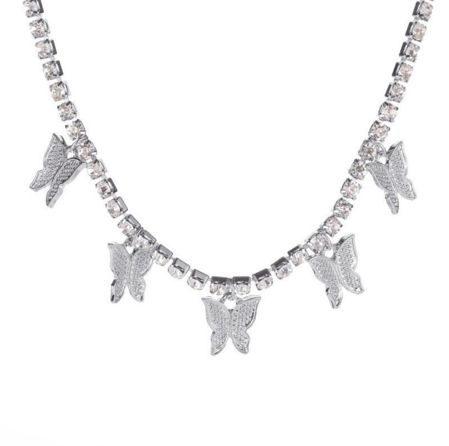Stunning Butterfly Design Chic Necklace