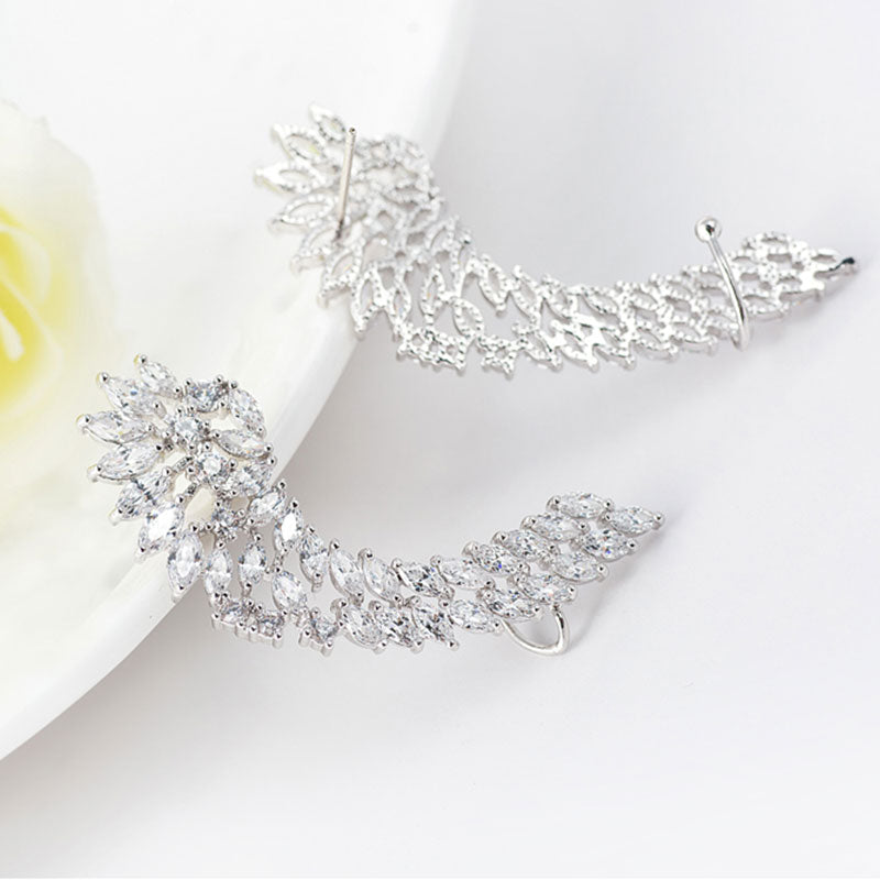 Shining Wings Design Ear Cuffs