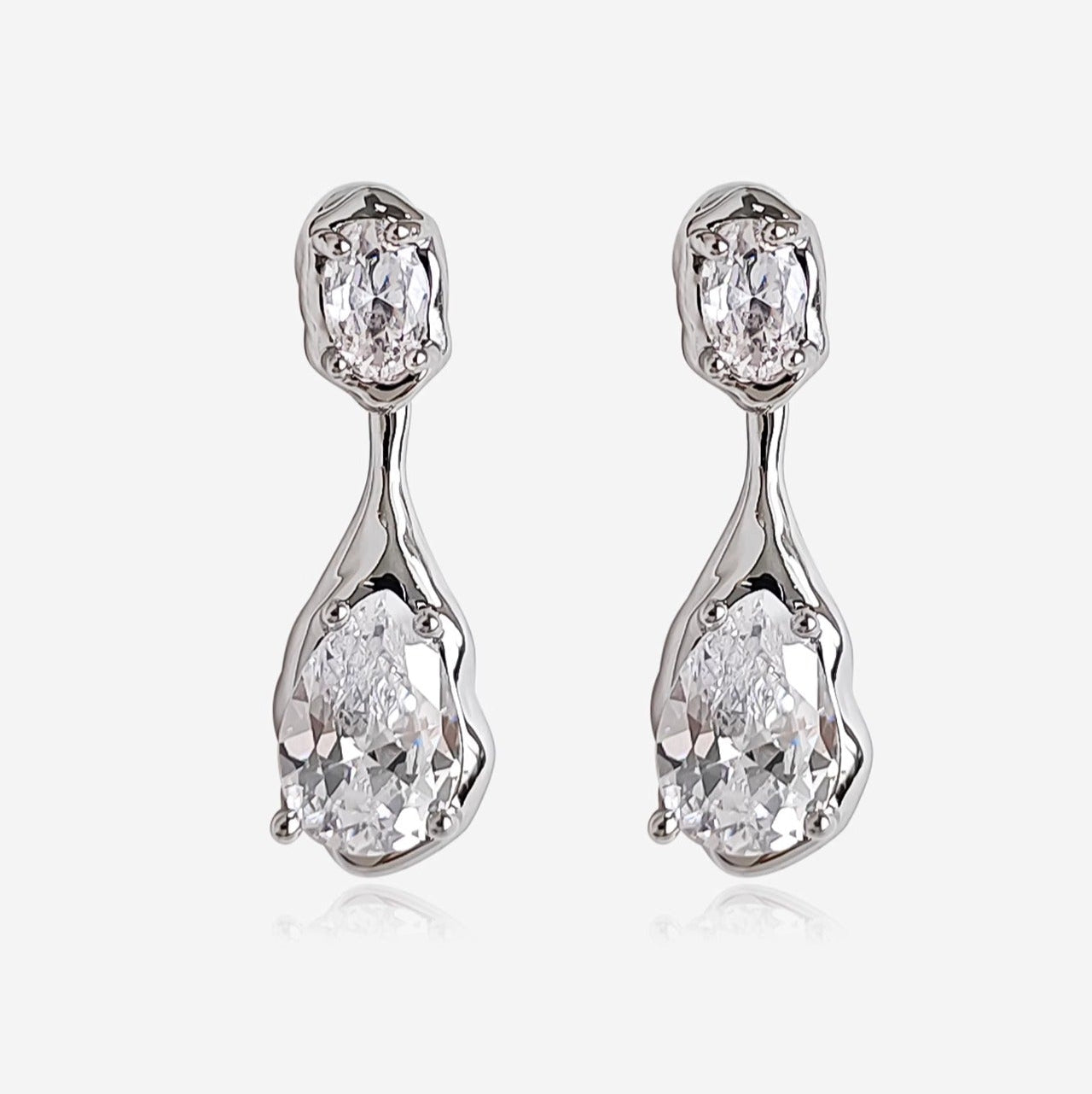Elegant Pear Drop Earrings