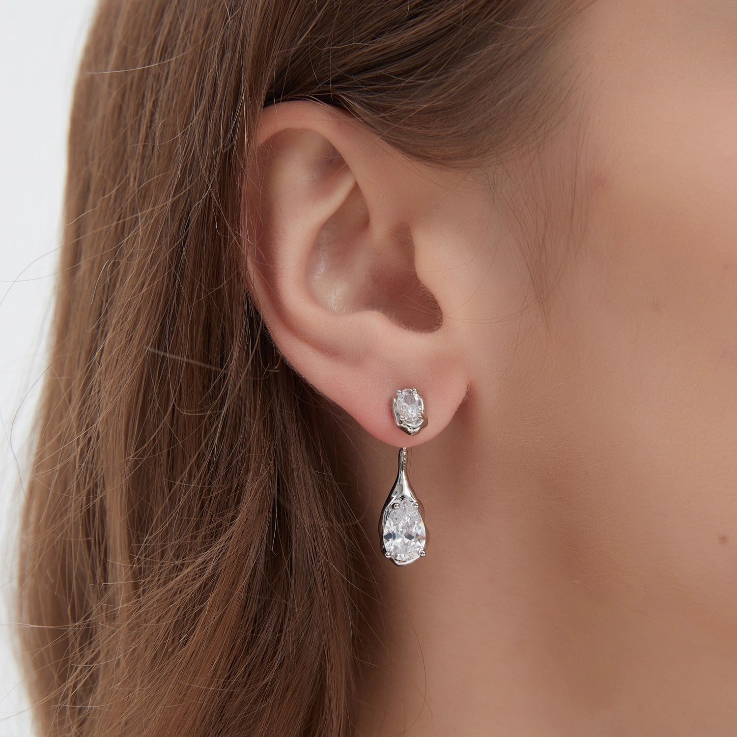 Elegant Pear Drop Earrings
