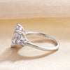 Gorgeous Marquise Cut Three Stone Engagement Ring in Sterling Silver