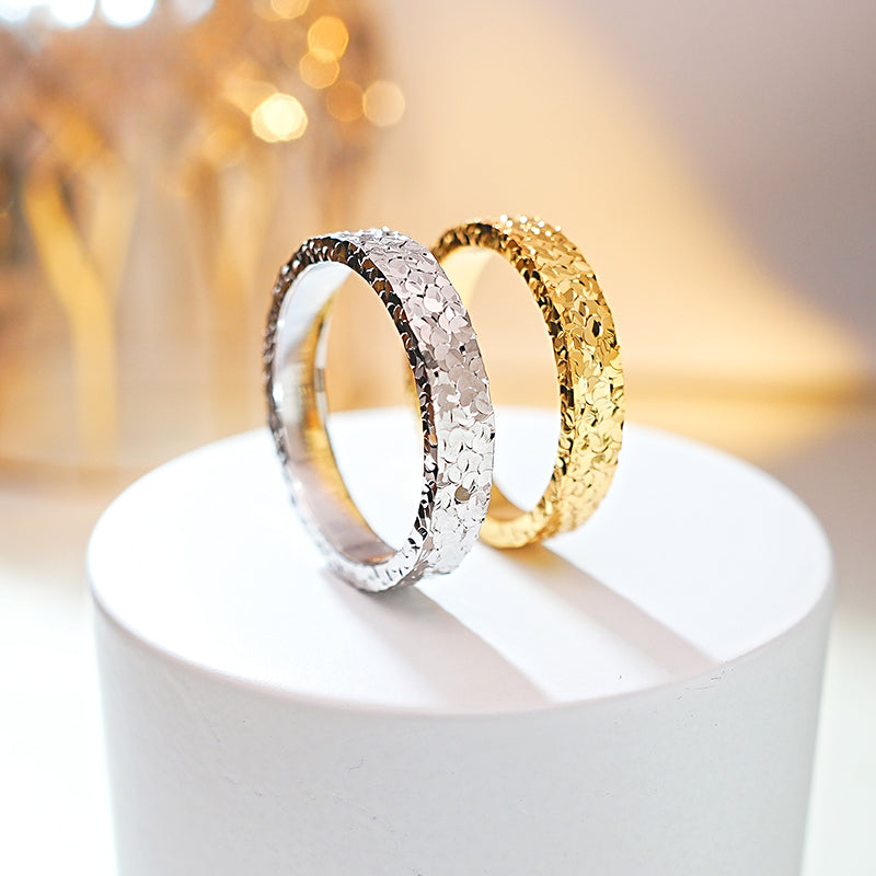 Sparkling 18K Gold Plated Band
