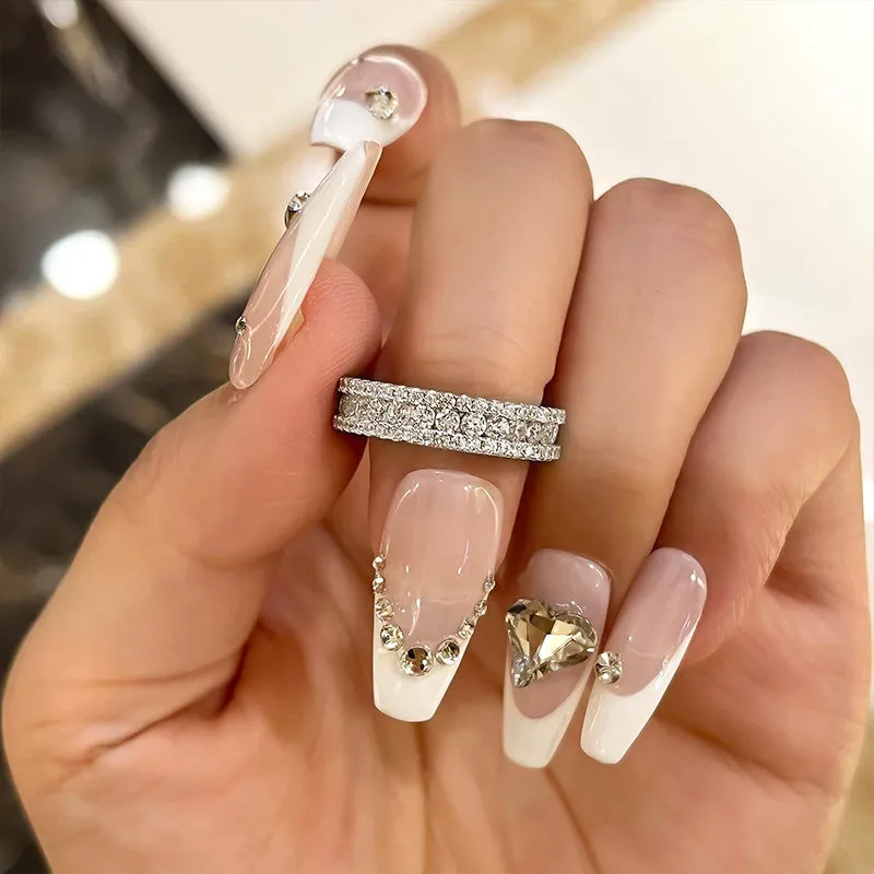 Stunning 3 Row Design Round Cut Sterling Silver Wedding Band