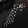 Tassel Butterfly Design Dangle Drop Earrings