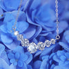 D Color Moissanite 2.8 CT Round Cut Sterling Silver Pendant Necklace