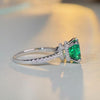 Unique 4.0ct Cushion Cut Paraiba Tourmaline Engagement Ring with Hidden Halo