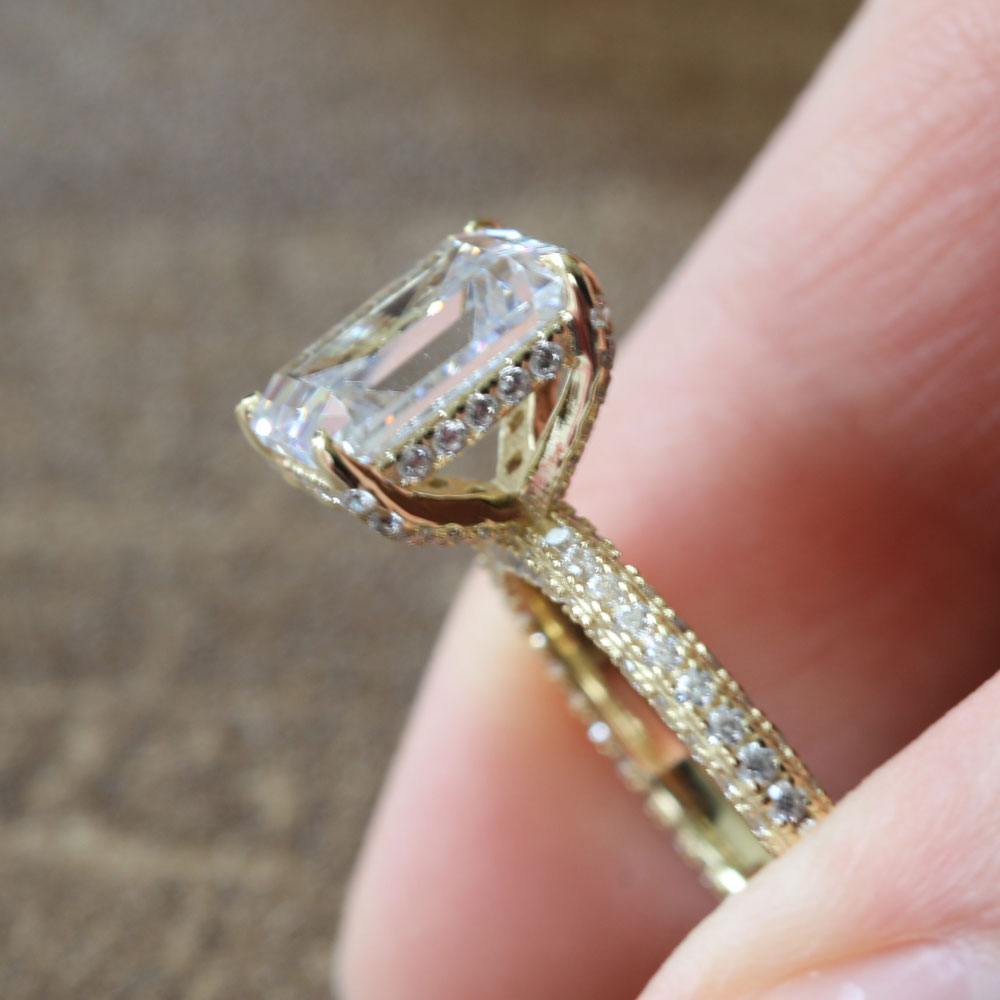 Emerald Cut Bridal Set