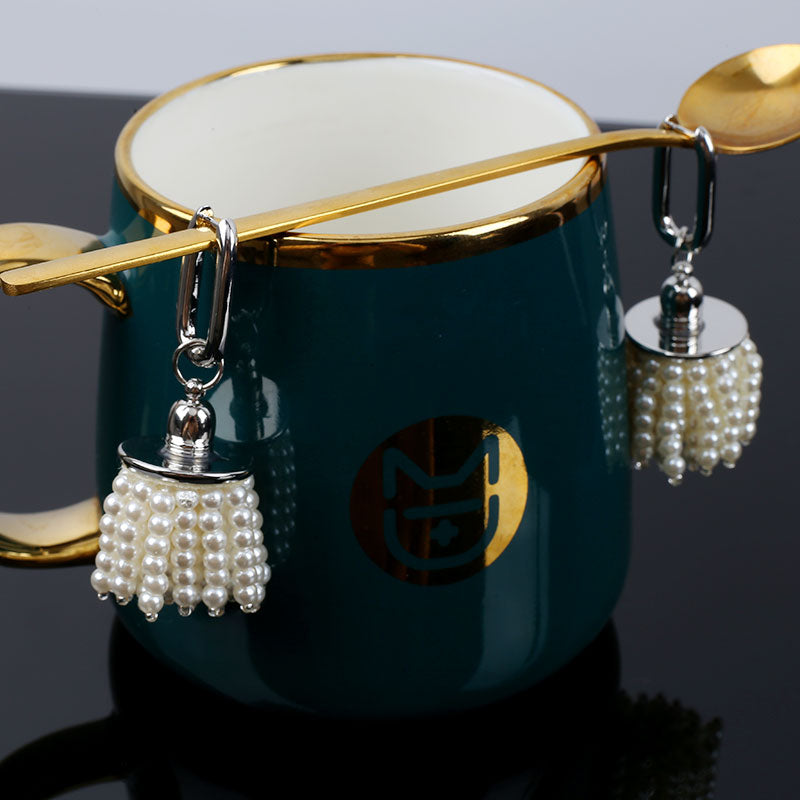 Retro Baroque Lantern Fringe Pearl Drop Earrings