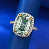 Exquisite Tourmaline Sterling Silver Anniversary Engagement Ring