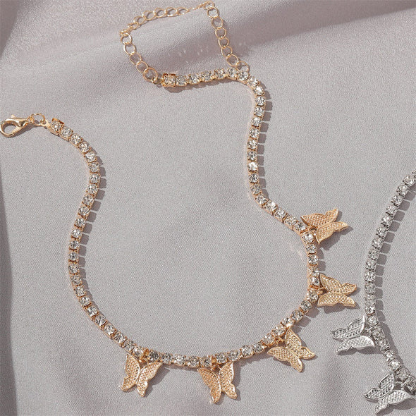 Stunning Butterfly Design Chic Necklace