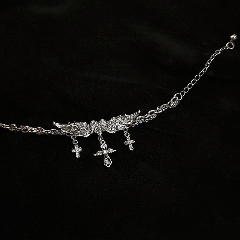 Ins " Wings of Angel " Dangle Bracelet