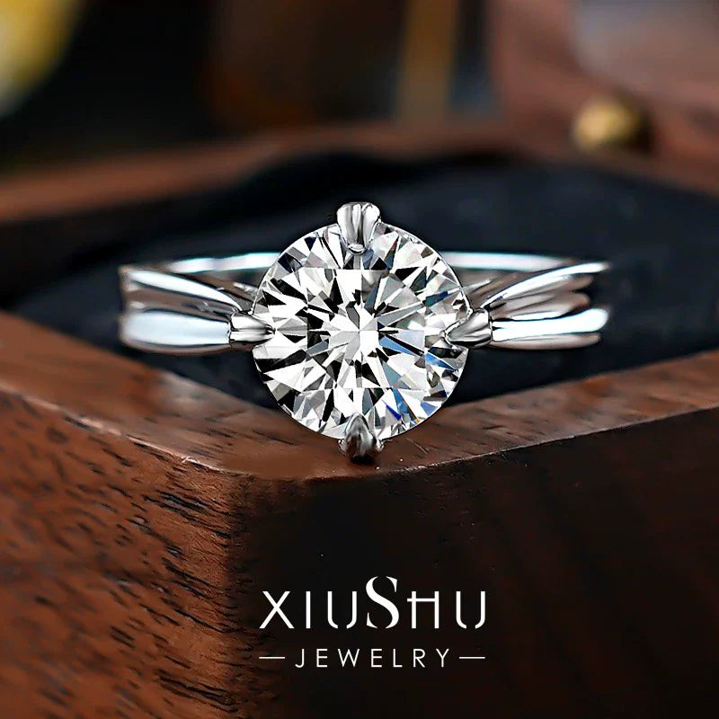 Classic 4 Prong Sterling Silver Ring