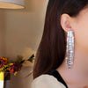 Asymmetrical Fringe Ear Clip 2 Pcs
