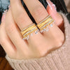 Vintage High-End Feel Drop Tassel Sterling Silver Ring