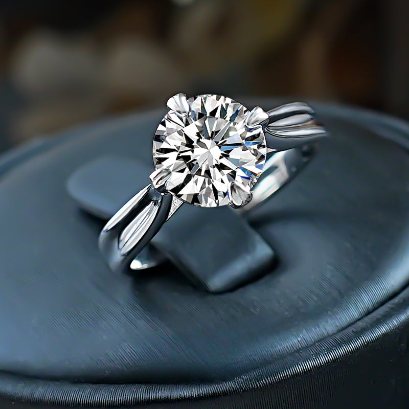 Classic 4 Prong Sterling Silver Ring