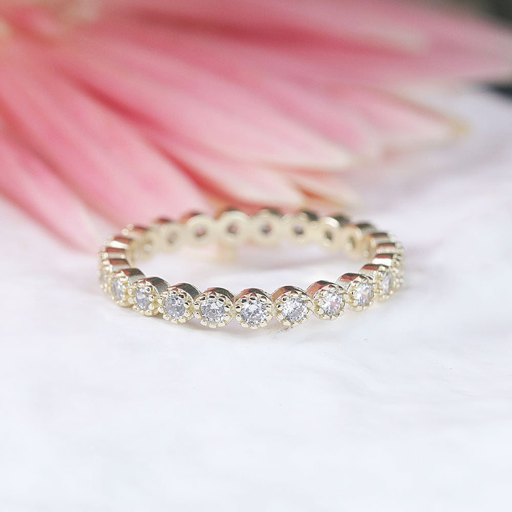 2 Pcs Radiant Cut With Hidden Halo Design Sterling Silver Ring Set