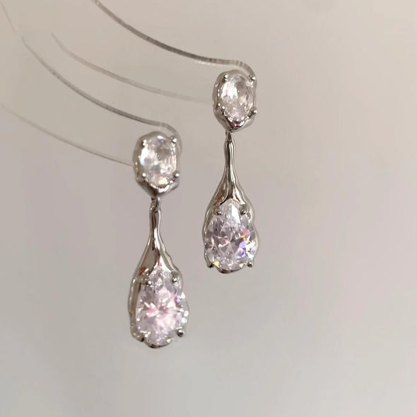 Elegant Pear Drop Earrings