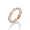 Golden Tone Twisted Eternity Band