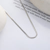 Classic 925 Sterling Silver Snake Chain Necklace