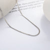 Classic 925 Sterling Silver Snake Chain Necklace