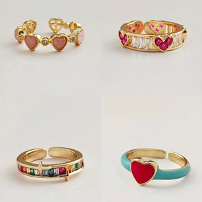 Adjustable Sweet Style Open Rings – Multiple Designs