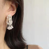 Elegant Pearl Tassel Earrings – Dainty Drop Earrings for Women