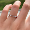 2PCS Emerald Cut Bridal Set Rings In Sterling Silver