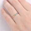 Rainbow Eternity Multicolor Stacking Ring Wedding Band