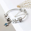 Star of Ocean Flower Heart Alloy Charm Bracelet