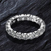 Classic Eternity Sterling Silver Wedding Band