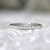 Stunning 3PC Sterling Silver Bridal Set