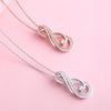 Exquisite Infinity Pendant Necklace