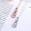 Exquisite Infinity Pendant Necklace