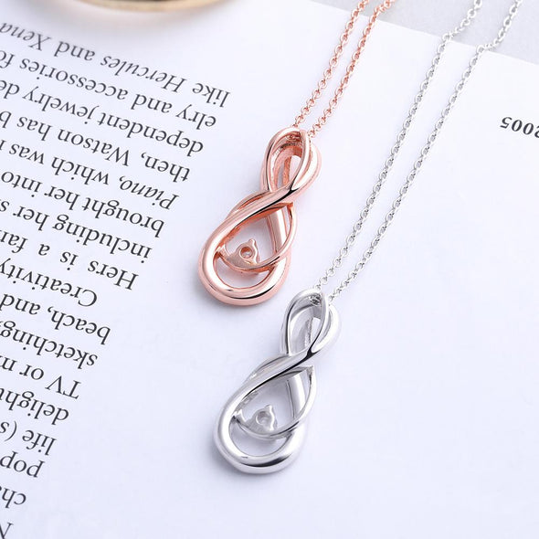 Exquisite Infinity Pendant Necklace