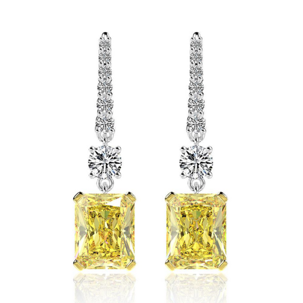 Vintage 3.5 Carat Drop Earrings