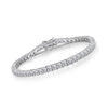 Shinning Classic 4mm Tennis Bracelet In Sterling Silver