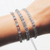 1 pcs Classic Foldover Clasp Tennis Bracelet