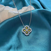 Lucky Four-Leaf Clover Pendant Necklace