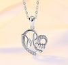 Mum's Gift- Hollow Heart Design Pendant Necklace