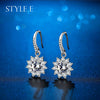 Moissanite Sterling Silver Earrings For Women