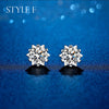 Moissanite Sterling Silver Earrings For Women