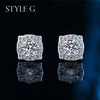 Moissanite Sterling Silver Earrings For Women